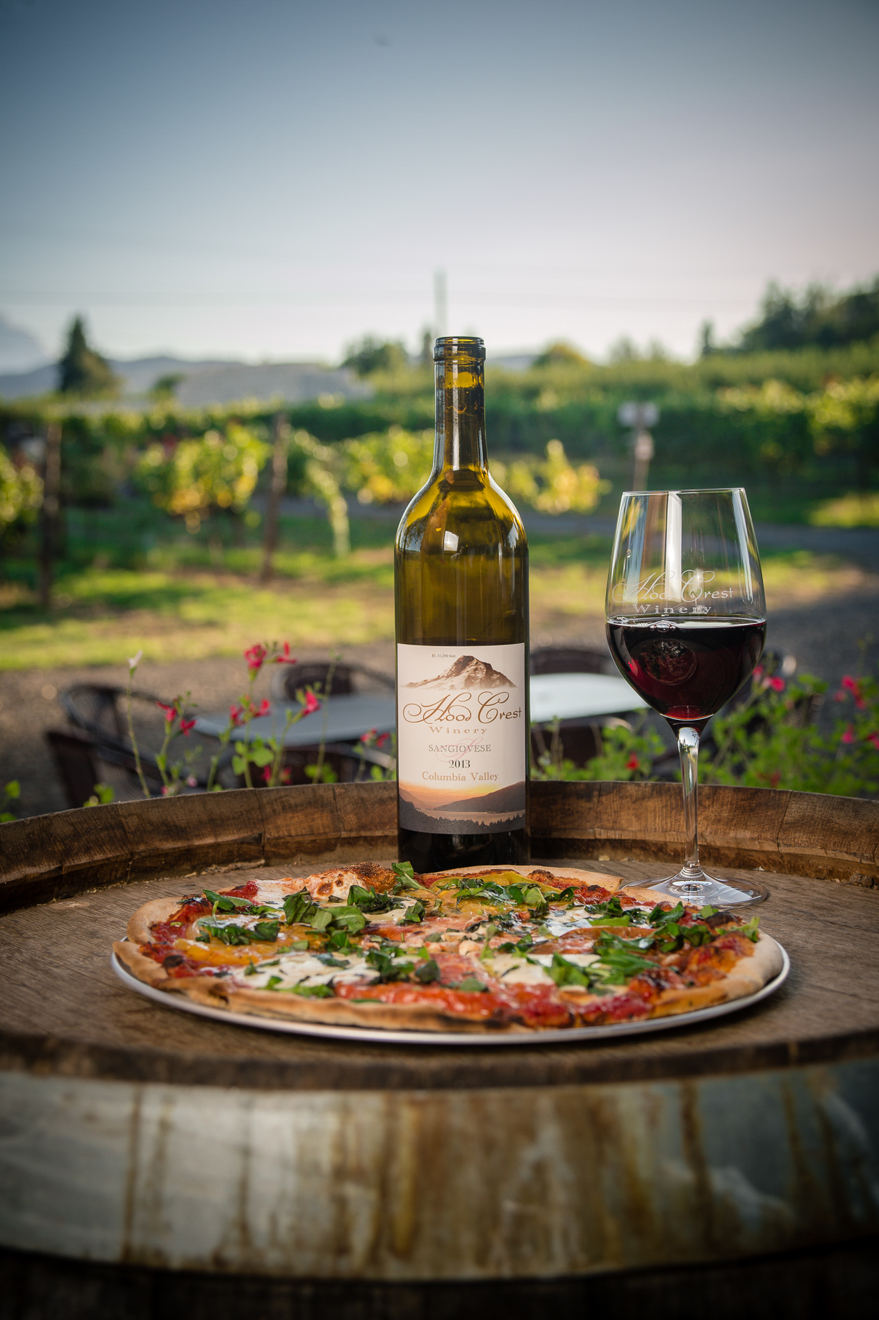 Pizza with Wine